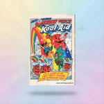 90s Rainbow Punch Cartoon Sticker Pack Waterproof Vinyl Decals