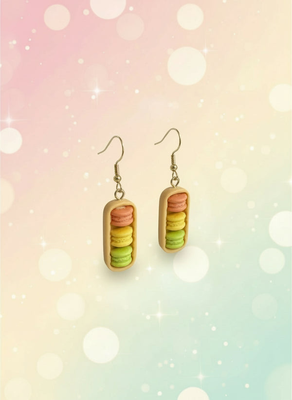macaron earrings
