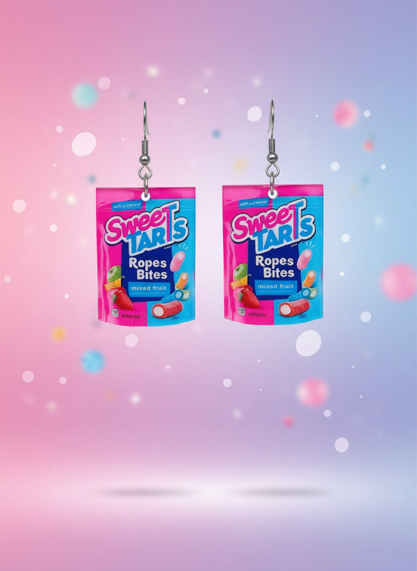 Y2K Candy Bag Earrings – Retro Sweet Dangle Jewelry