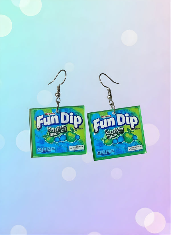 Dangle Resin Candy Bag Earrings Unisex Multicolor Trend