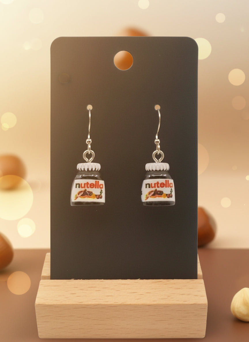 chocolate spread earrings
