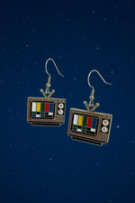 Retro TV Earrings