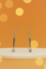Vintage Silver Fork Earrings