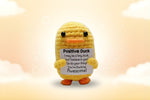 Yellow Crochet Duck Plush Toy Handcrafted With Stand Included