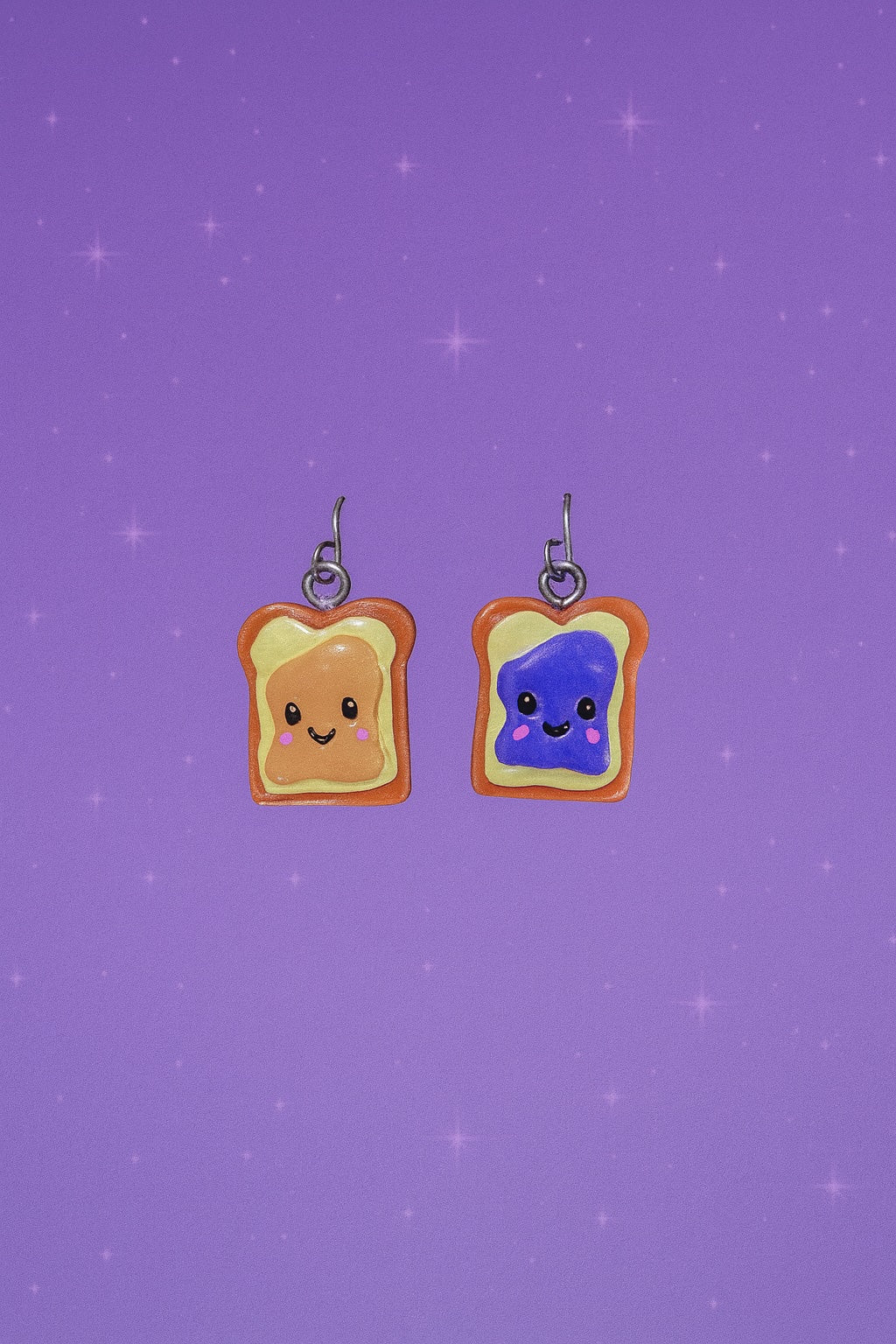 PB&J Toast Earrings