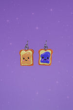 PB&J Toast Earrings