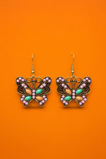 Vintage Butterfly Earrings – Retro Butterfly Dangle Jewelry Gift