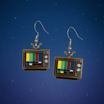 Retro TV Earrings
