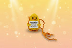 Emotional Support Hanging Duck by Craft-N-Crumble™, a handmade crochet plush promoting positivity and joy.