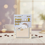 Puppy Sticky Notes featuring kawaii dog illustrations on a memo pad for organizing, 30 pieces, adorable design.