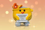 Emotional Support Dumpster Fire by Craft-N-Crumble™, a crochet plush reminding you that it's fine, even when it's not.