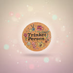 Trinket Person Kawaii Vinyl Stickers with cute characters and colorful designs for stationery lovers.