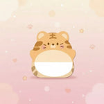 kawaii sticky notes planner cute animal-shaped sticky note pad featuring a smiling bear on a pastel background.