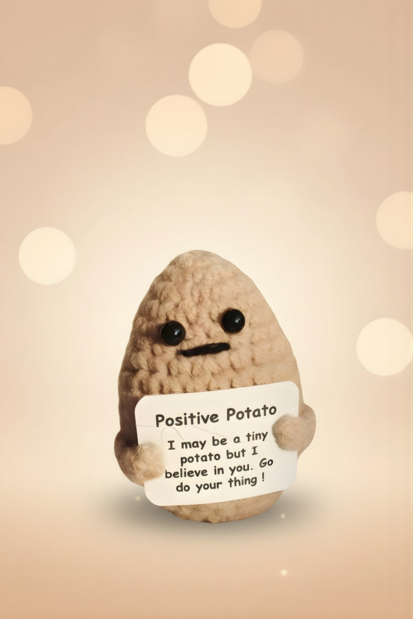 Crochet Potato Plush Comfort With Stand Included