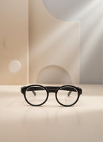 black eyeglasses with clear lense for labubu