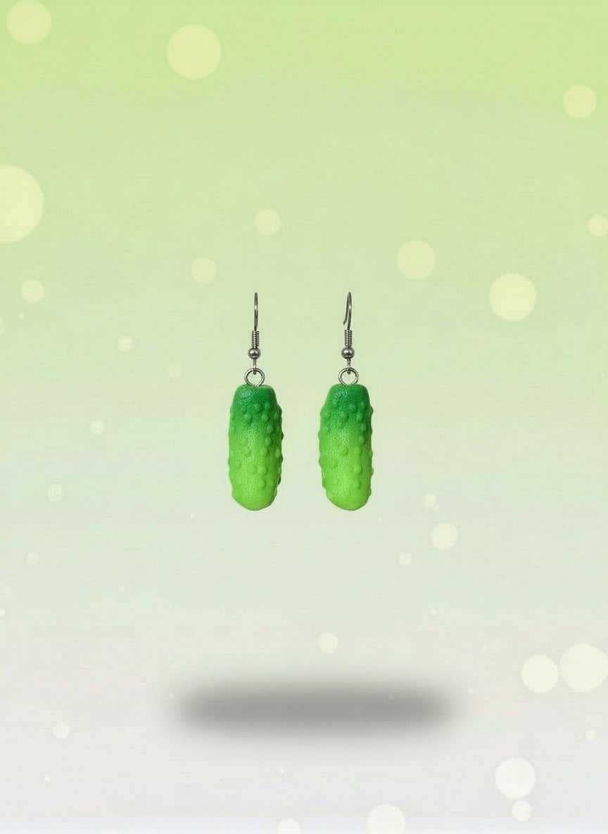 pickle earrings