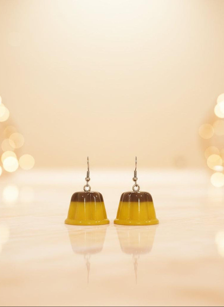 flan earrings