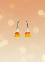 candy corn earrings