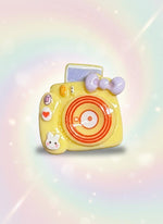 Tiny kawaii retro-style camera prop in pastel colors by Craft-N-Crumble™