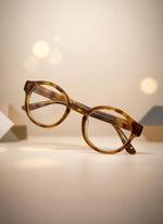 brown eyeglasses with clear lense for labubu