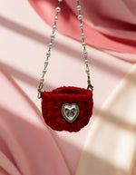Miniature crochet handbags made for collectible monster-style dolls by Craft-N-Crumble™